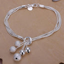 Sterling Silver Chain Bracelet Elegant Party Wedding Gift