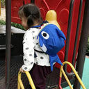 1Pcs Funny Cartoon Shark Backpack Cute Toddler Safety Harness