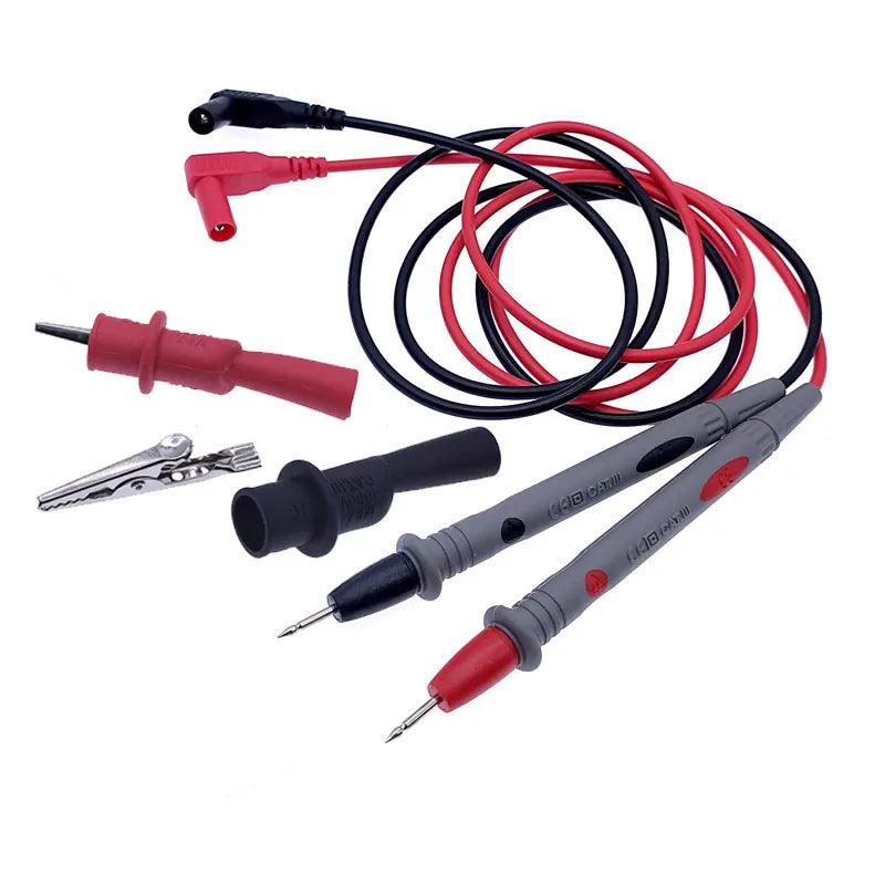 Digital Multimeter Test Leads with Alligator Clip Set  ourlum.com   