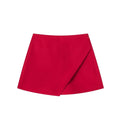 Vintage Asymmetrical Skort Stylish All-Season Upgrade