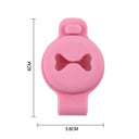 Pet Collar Silicone AirTag Holder for Secure Tracking