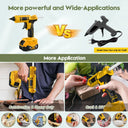 Cordless Electric Handheld Hot Glue Gun For Dewalt Tools