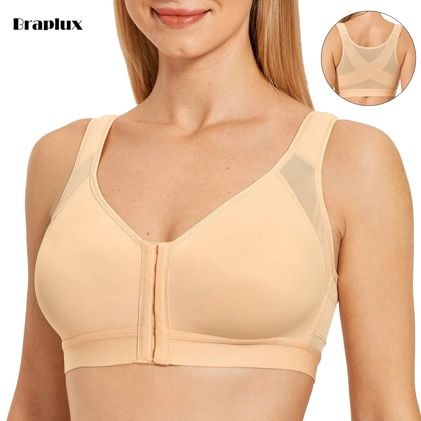 5XL Front Closure Surgical Bra for Women – Comfort, Support & Style Post-Surgery