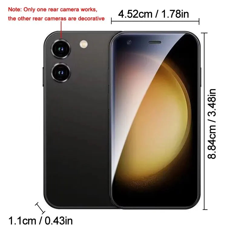SOYES XS20 Pro 3.0" Small Phone 2GB RAM 16GB ROM Android8.1 Dual SIM With BT Wifi GPS Mini 3G Smartphone