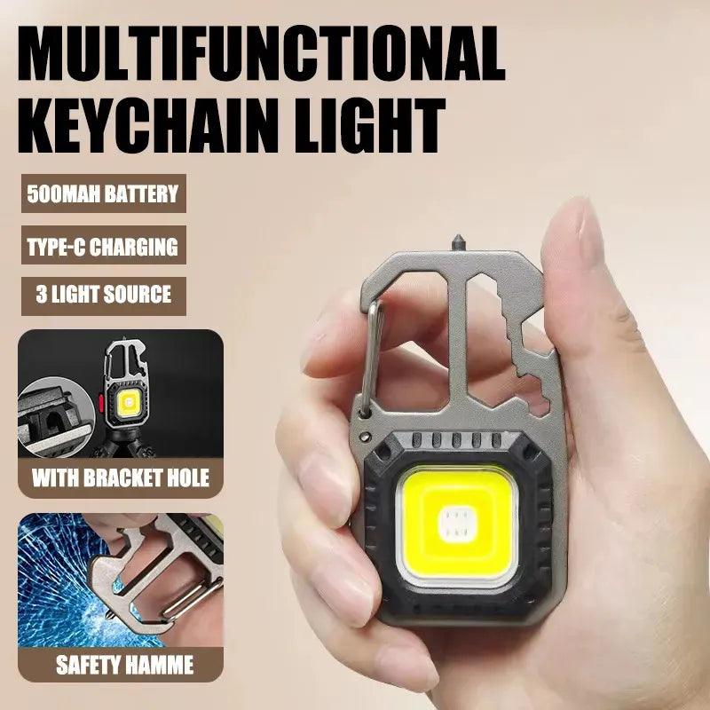 Mini LED Keychain Flashlight: Compact Emergency Tool for Camping & Safety  ourlum.com   