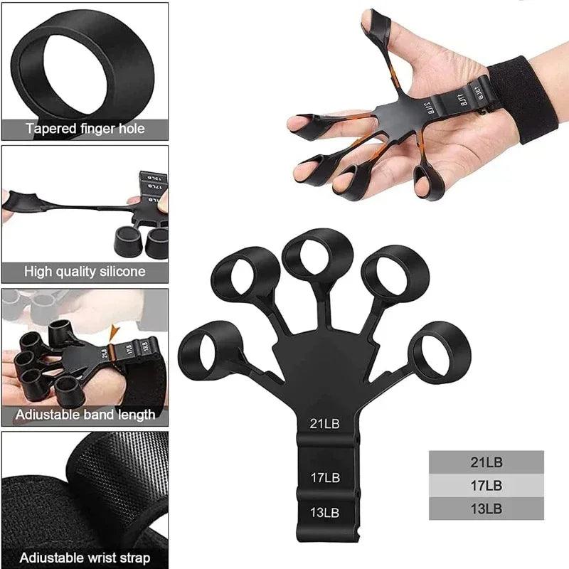 Silicone Finger Expander Finger Gripper Exerciser Finger Training Stretcher Exercise Hand Strengthene Recovery Physical Tool  ourlum.com   