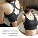 Seamless Shockproof Women’s Yoga Bra Tank Top for Fitness