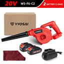 VVOSAI 20V Garden Electric Blower Cordless Power Tool Easy Use