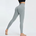 Seamless High Waist Nude Yoga Pants Women's Hip Lifting Fitness