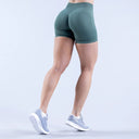 Women's Seamless Scrunch Butt Biker Shorts - Sexy Athletic Cycling & Yoga Shorts