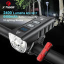 X-Tiger Bike Light Headlight Bicycle Lamp With Power Bank