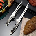 Durable Stainless Steel BBQ Grill Tongs for Outdoor Cooking