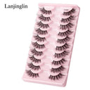 Wispy Faux Mink Half Lashes for Eye Enhancement Comfort