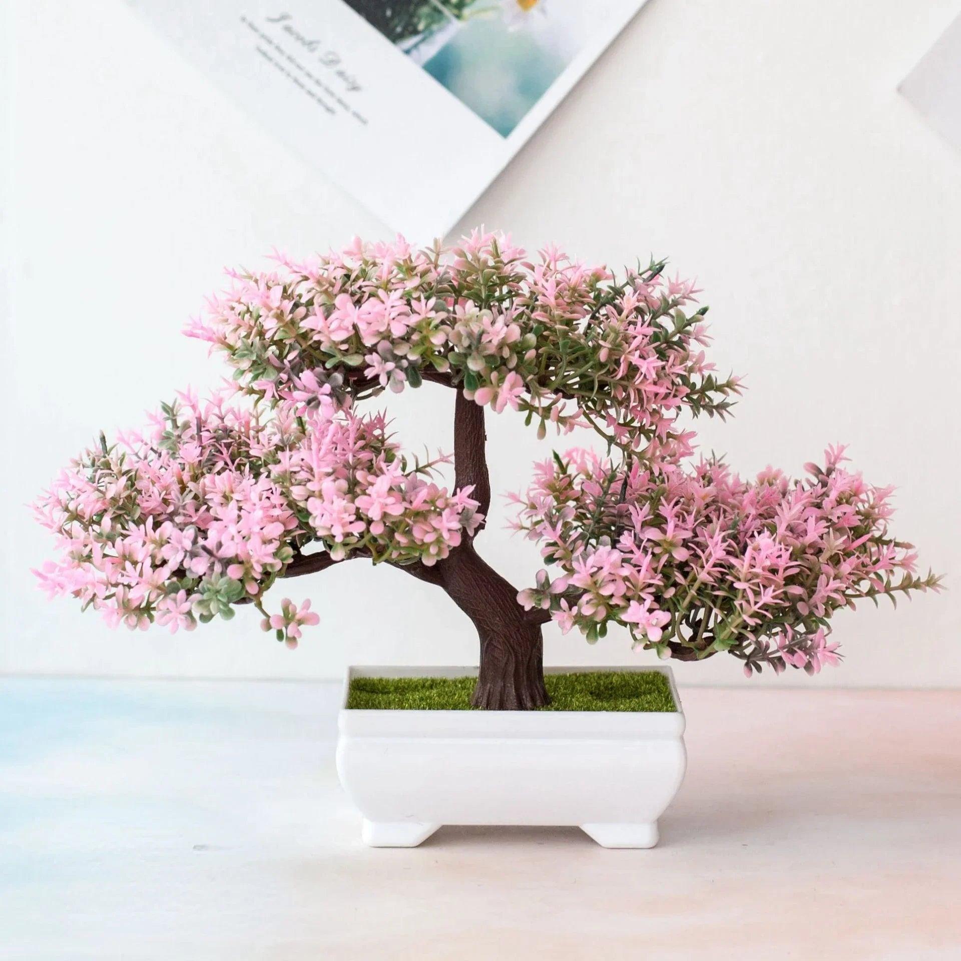 Artificial Plant Bonsai: Lifelike Decoration for Home, Office & Hotel  ourlum.com   