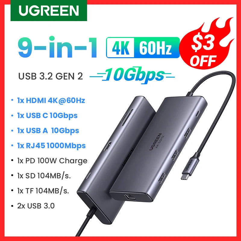 UGREEN USB C HUB: Ultimate Connectivity Solution for Devices  ourlum.com   