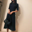 Chic Black Korean Style T-shirt Skirt Summer Essential Fashion