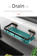 Punch-Free Storage Rack Wall-Mounted Tool For Kitchen