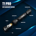 UltraFire T1 Pro LED Tactical Flashlight 1200LM Powerful Torch