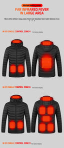 TODWARM Heated Jacket 21 Areas USB Electric Heating Vest