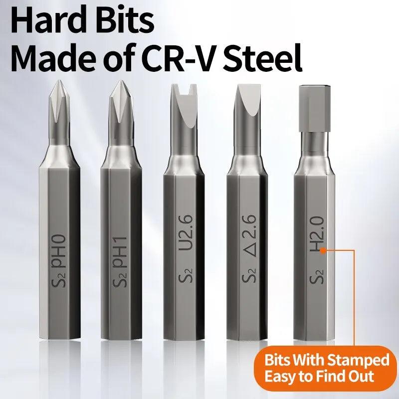 Precision Magnetic Screwdriver Set for Electronics Maintenance & Disassembly  ourlum.com   