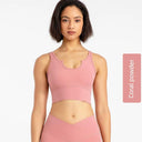 Nude Feel Seamless Sports Vest for Ultimate Active Comfort