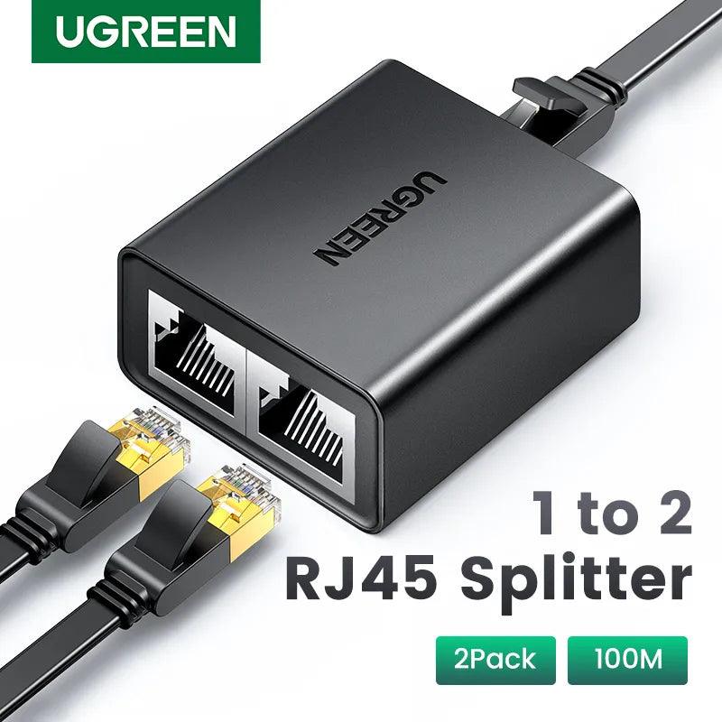 UGREEN RJ45 Ethernet Splitter Adapter for Dual Device Internet Access  ourlum.com   