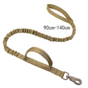 Military Tactical Dog Collar with Durable Nylon Lead & Breakaway Leash  ourlum.com Khaki Leash M collar(36-48cm) 