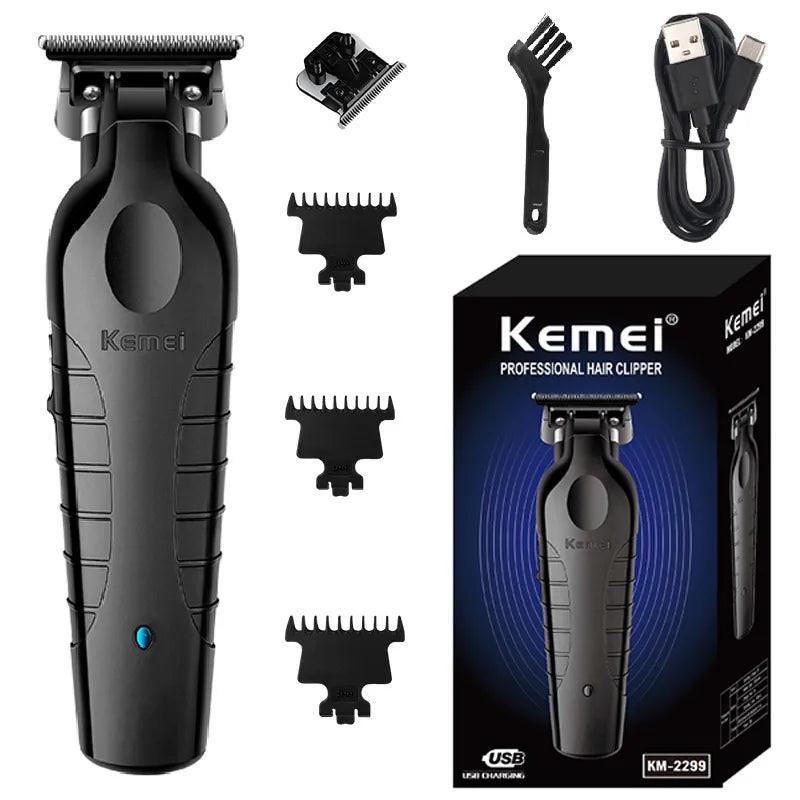 Professional Cordless Hair Trimmer with Precision Cutting and Extended Battery Life  ourlum.com with cutter head  