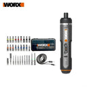 WORX  WX242 4V Electrical Screwdriver Set Smart Cordless Electric Screwdrivers USB Rechargeable 30 Bit Set Mini Drill Power Tool  ourlum.com WX242  