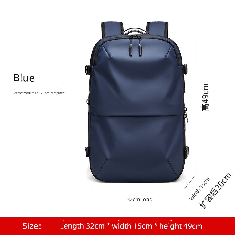 Backpack Men Multifunctional Travel Bag Vacuum Waterproof Business Trip Business New Computer Backpack Large Capacity TPU