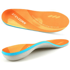 Orthopedic Sport Insoles: Maximum Comfort and Support for Plantar Fasciitis - Arch Support for Flat Feet