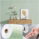 3D Wallpaper: Self-Adhesive Home Decor for Stylish Spaces  ourlum.com white-green 50X1000cm 