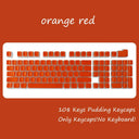 Enhanced Gaming Pudding Keycaps Dual-Color Backlit Set