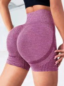 High-Waisted Women's Yoga Shorts for Fitness Gym Running