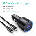 UGREEN USB C Car Charger: Fast Charging for  iPhone Samsung  ourlum.com Add Cable for iPhone CHINA 