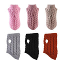 Winter Pet Sweater: Stylish High Collar Solid Color Design - XS to XL  ourlum.com   