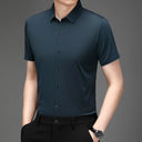 Men's Ultra Stretch Short Sleeve Shirt Business Casual Wear