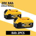 High Capacity 8.0Ah DCB200 Lithium Battery for DeWalt Tools