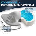 Gel Memory Foam Seat Cushion for Office & Car Relief