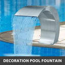 VEVOR 60x30cm/40x20cm Pool Fountain Stainless Steel Feature