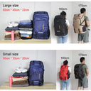 80L 50L Outdoor Backpack Men's Women's Travel Rucksack