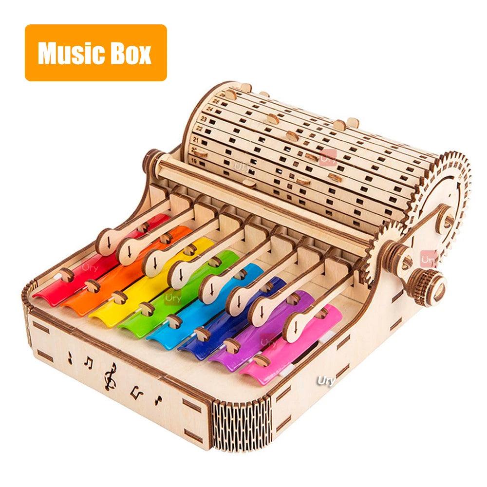 DIY 3D Wooden Xylophone - Creative Musical Toy for Kids, Ideal Christmas Gift