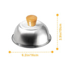 Universal Stainless Steel Burger Cover Dome for Cooking