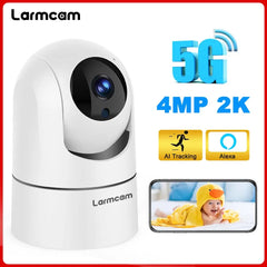 2K 4MP AI Baby Monitor with Night Vision & Smart Tracking - Home Security Camera