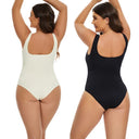 GUUDIA Seamless Tummy Control Bodysuit with Open Crotch for Effortless Shaping