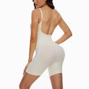 Seamless Bodysuit Shapewear for Women - Open Crotch Waist Trainer & Body Shaper