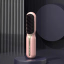 Cordless Electric Hair Brushes Straightener Brush Styler