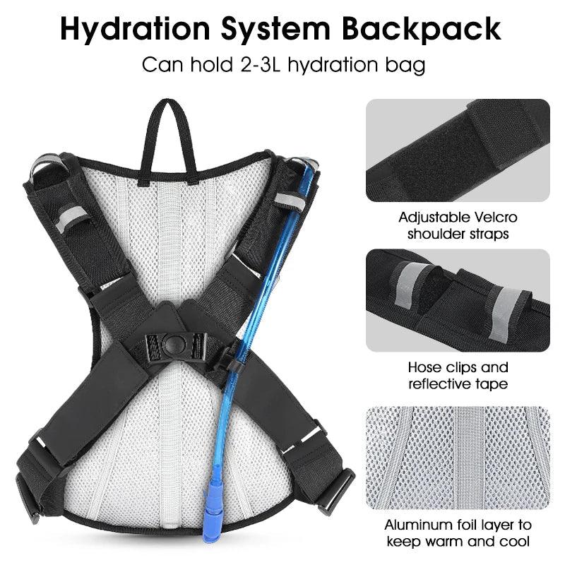 Ultralight 10L Hydration Backpack for Cycling, Hiking, and Outdoor Sports - Ergonomic and Water-Resistant Design