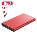  Portable High-speed SSD External Drive: Ultimate Storage Solution  ourlum.com 6TB Red  