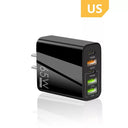 Ultimate Power Solution: Fast Charging Type C Adapter  ourlum.com US black  